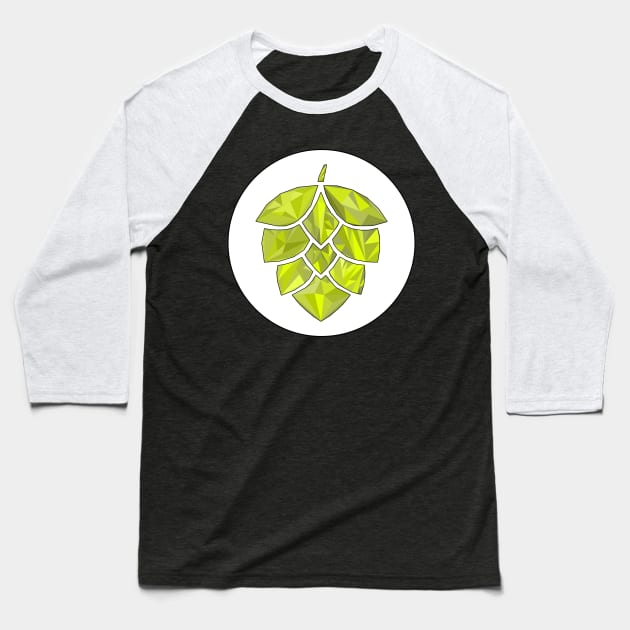 Triangle Hops Baseball T-Shirt by ChasingGnarnia